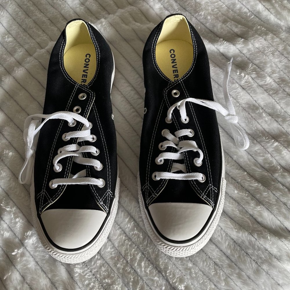 Converse Chuck Taylor All Star Men's 12/Women's 14 WIDE - black - FREE SHIP